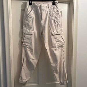 NWOT Rag & Bone Field Cotton Cargo Jogger Pant Cream Size: 26